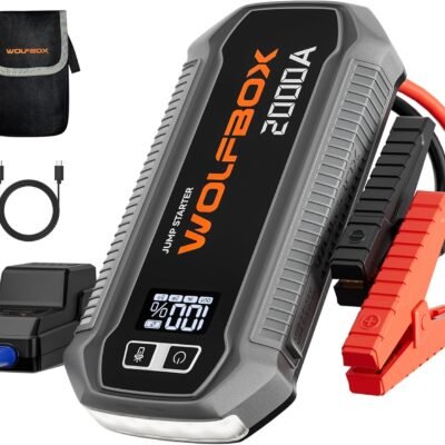 PowerBoost 2000A: Ultimate Portable Jump Starter for Cars and SUVs