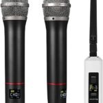 Professional UHF Dual Wireless Microphone System for Ultimate Karaoke and Event Experiences