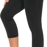 Ultimate Comfort: Tummy-Control High-Waist Capri Leggings with Pockets for Active Women