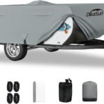 Ultimate 7-Layer Waterproof Cover for 10' to 12' Pop-Up Campers – UV Protection & Durability Combined!