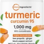 Powerful Turmeric Curcumin Capsules for Enhanced Wellness – 1,000mg, 120 Veggie Caps