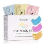 Revitalize and Brighten: 30 Pairs of Gold and Hyaluronic Acid Eye Masks for Dark...