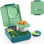 OmieBox Kids Bento: Insulated Lunch Box with Dual Temperature Zones and Leak-Proof Thermos