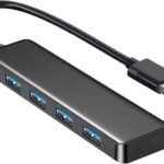 VIENON 4-Port USB 3.0 Hub: Expand Your Connectivity for Laptops, Consoles, and More!