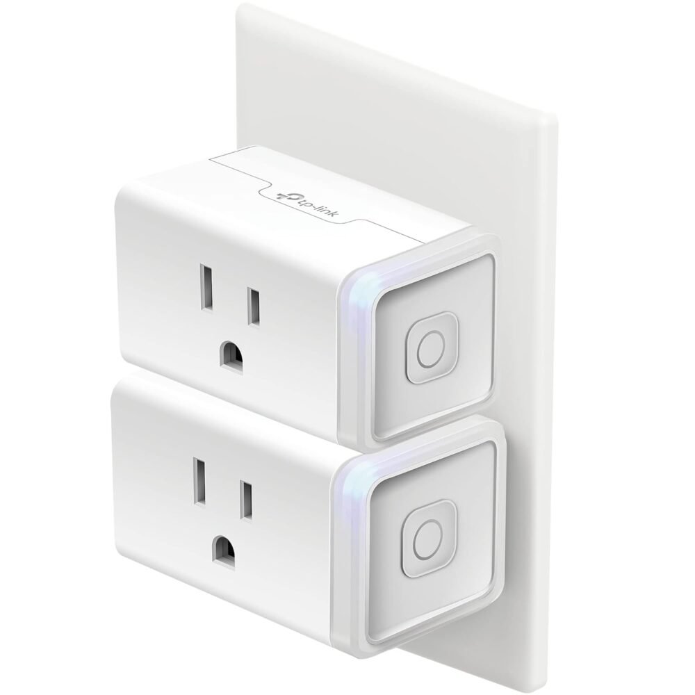 Effortless Smart Home Control: Kasa Wi-Fi Outlets Compatible with Alexa & Google Home...