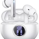 A10 Pro Bluetooth 5.3 Earbuds: 50-Hour HiFi Sound with Smart Display & Waterproof Design for Active Lifestyles