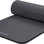Retrospec 1" Non-Slip Yoga Mat with Strap: Ideal for Home Workouts & Fitness
