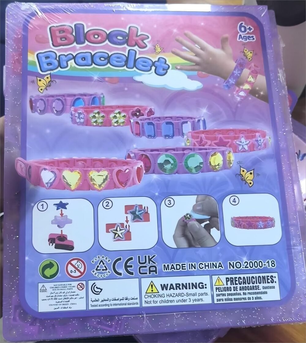 Sparkling Creations: DIY Bracelet Kit for Creative Girls Ages 6-10