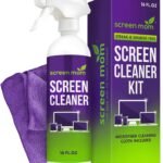 Ultimate Screen Shine: All-in-One Cleaner Spray and Microfiber Cloth for Electronics