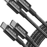 Anker 6FT USB-C Fast Charging Cable - Dual Pack for iPhone 17 and iPad Mini 6