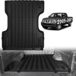 Perfect Fit Heavy-Duty Truck Bed Mat for 2005-2021 Nissan Frontier - All-Weather Protection