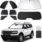 Ultimate UV Protection & Privacy Shades for Ford Bronco Sport (2021-2025): 8-Piece Set for Camping and Relaxation