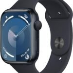 Refurbished Apple Watch Series 9: 45mm GPS in Sleek Midnight Aluminum with Sport Band - M/L