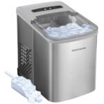 Frigidaire Portable Stainless Steel Ice Maker: Producing 26 lbs of Ice Daily!