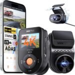 Vantrue S1 Pro Max: Advanced 4K Dual Dash Cam with Night Vision and Enhanced Safety...