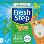 Fresh Step Advanced Odor-Fighting Litter with Gain Freshness - 37 lbs of Ultimate Clumping Power!