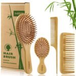 Eco-Friendly Bamboo Hair Care Set: The Ultimate Detangling Solution for All Hair Types