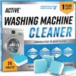 Eco-Friendly Deep Clean Tablets for Effortless Washing Machine Maintenance – 24 Pack