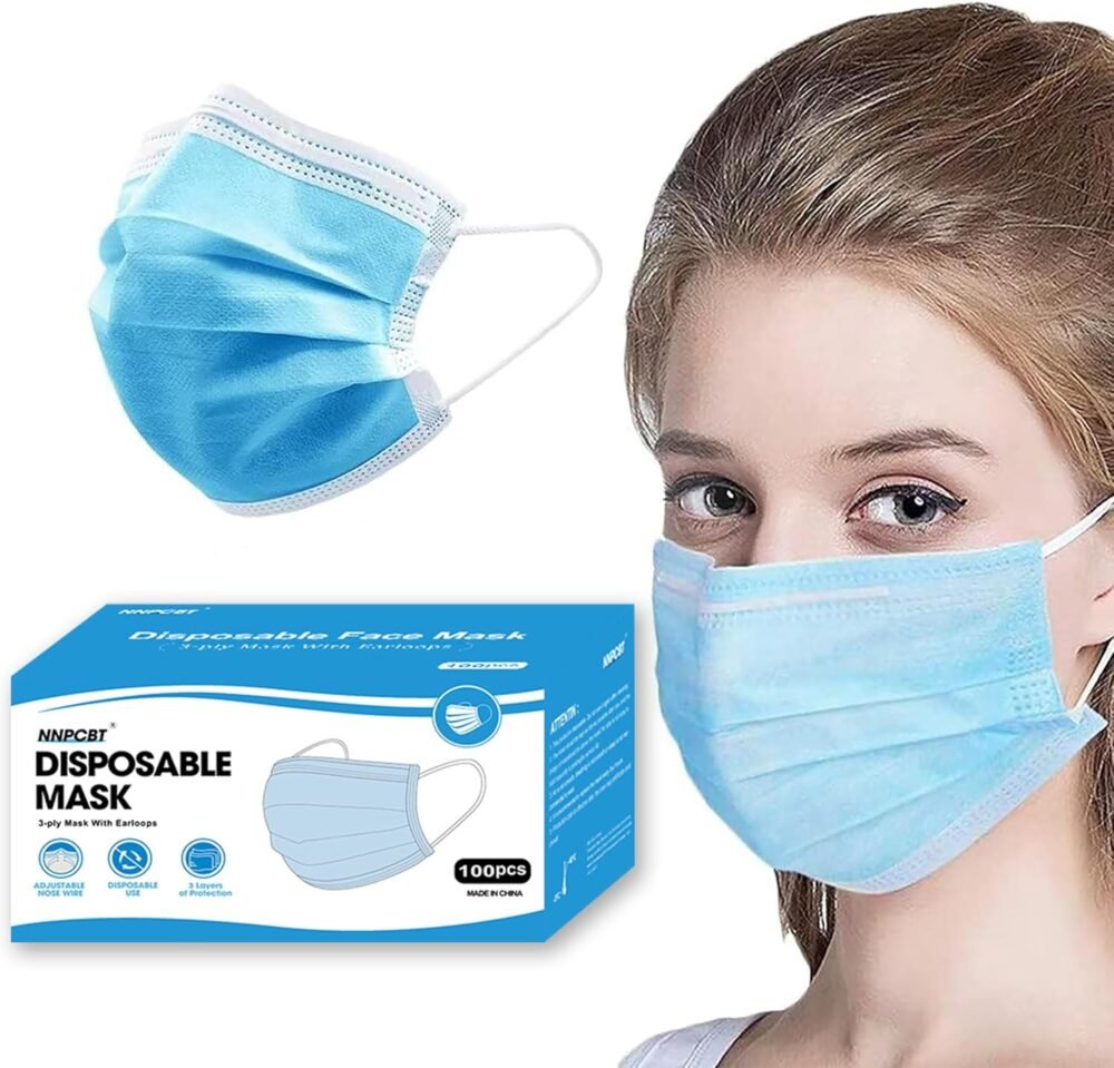 Single-Use Serenity: The Blue Barrier Mask