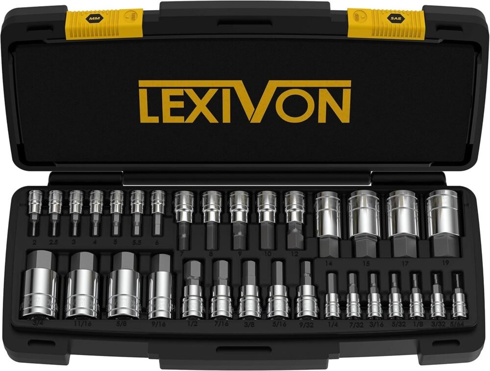 Ultimate 32-Piece HEX Bit Socket Set with Premium S2 Alloy Steel and Convenient Storage