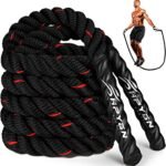 HPYGN Heavy Jump Rope: Elevate Your Workout with Weighted Resistance for Total Body Strength.