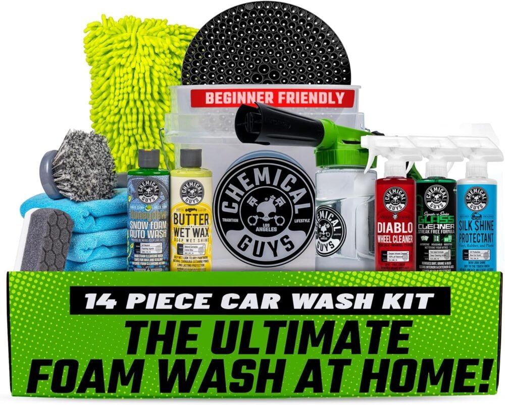 Ultimate Car Care Kit: 14-Piece Cleaning Arsenal for Shine Enthusiasts!