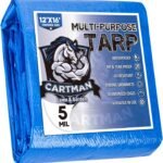 Versatile 12x16 Feet Blue Poly Tarp: Heavy-Duty Protection for All Your Outdoor Needs