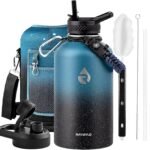 Starry Sky Dual-Temperature Half Gallon Water Jug for Outdoor Adventures