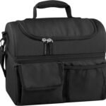 Thermos Black Insulated Lunch Tote