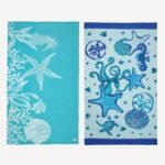 Starfish Serenade: Oversized Quick-Dry Beach Towels for Ultimate Shore Comfort