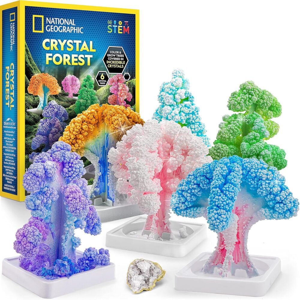 Sparkling Science: Build 6 Crystal Trees in Hours with This Fun STEM Craft Kit!