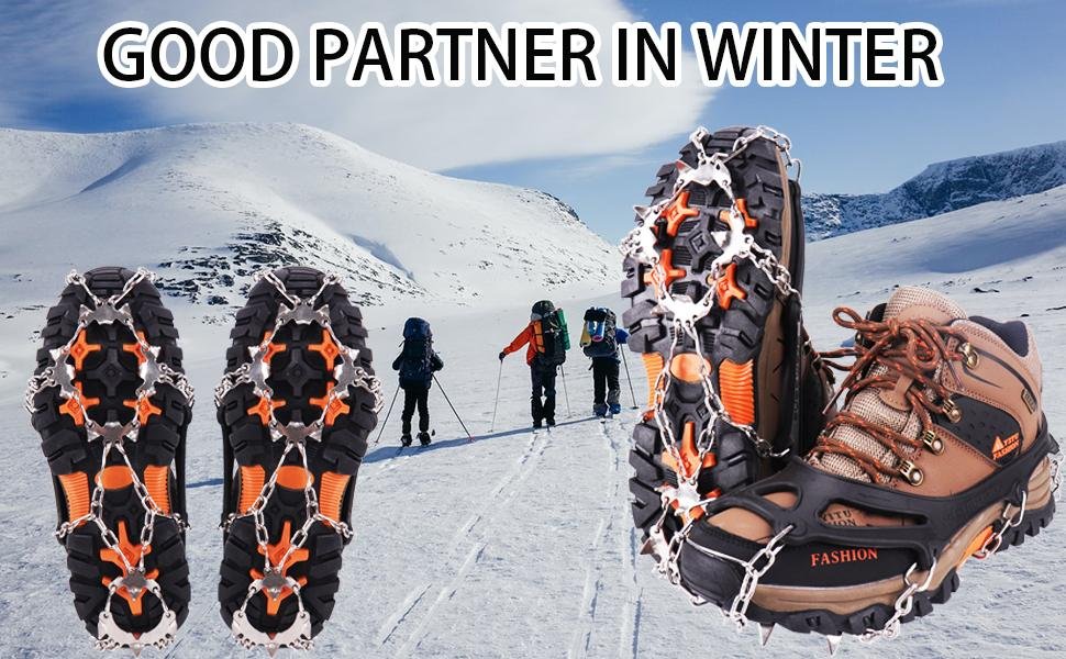 Crampons Shoes Traction Cleats Snow Grips Stale 513