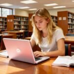 ″Rose Gold Lightweight Laptop, Offi - Image 4