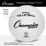 Champion Sports Rubber Volleyballs – Dur - Image 3