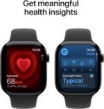 pple Watch 46mm Smartwatch Black lumum Case Black - Image 5