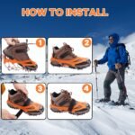 Crampons Shoes Traction Cleats Snow Grips Stale - Image 6