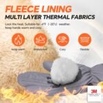 Wter Gloves Waterproof Wdproof Mens Women Thermal - Image 2