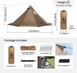 OneTigris Smokey Tent Stove Jack Ultralight Seaso - Image 5