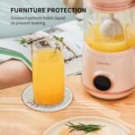 Silicone Coasters , Coasters Holder,bsorbent Coast - Image 4