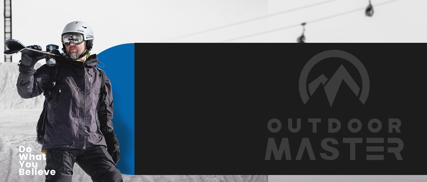 OutdoorMaster Ski Helmet Set – Durable Snowboard Helmet with Goggles