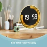 KDMS Pomodoro Cube Timer Productivity Visual Timer /// Rot - Image 3