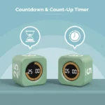 KDMS Pomodoro Cube Timer Productivity Visual Timer /// Rot - Image 6