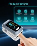 Fgertip Pulse Oximeter Blood Oxygen Saturati - Image 4