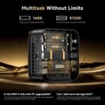 KMRUI Pova 16GB DDR4 512GB Ryzen R2544 - Image 4