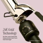 Professional Extended Barrel Curlg Clamp Curls Gold - Image 3