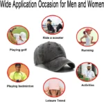 Women's Classic Baseball Golf Cap - Adjustable Cotton Unstructured H - Image 7
