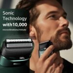 Emerald Green Foil Shaver - IPX7 Waterproof Cordless Face - Image 8