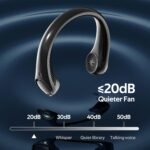 Portable Bladeless Neck Fan - Rechargeable Wearable Perso - Image 4