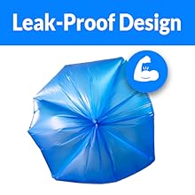 Reliable SuperValue Gallon Recycling Bags - Blue Tra 579