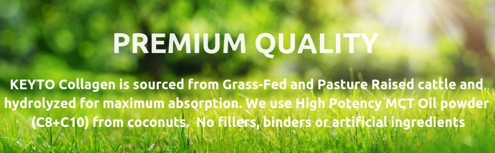 Vanilla Keto Collagen Protein Powder - Grass-Fed Hyd 539